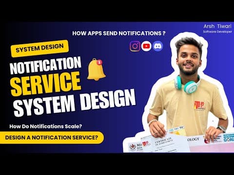 Notification Service System Design | How Apps Send Notifications?